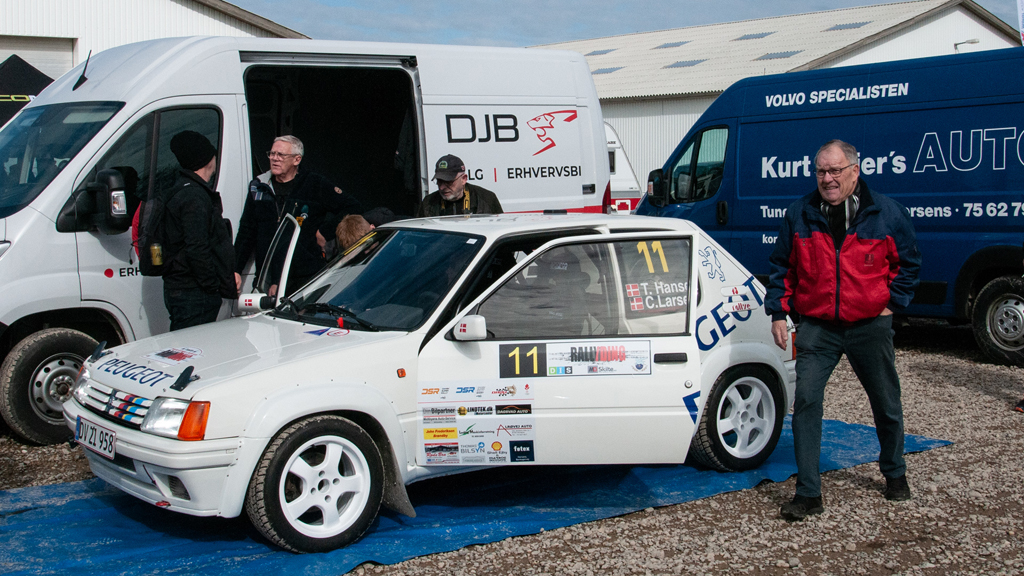 Toni og Chris kørte deres første Short Rally sammen.